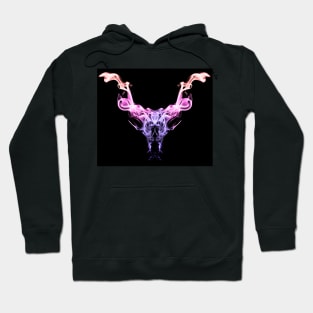 Unique and organic Smoke Art Abstract design Hoodie